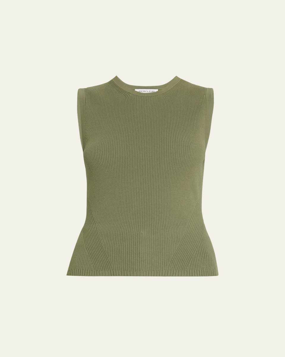 Sid Sleeveless Ribbed Top